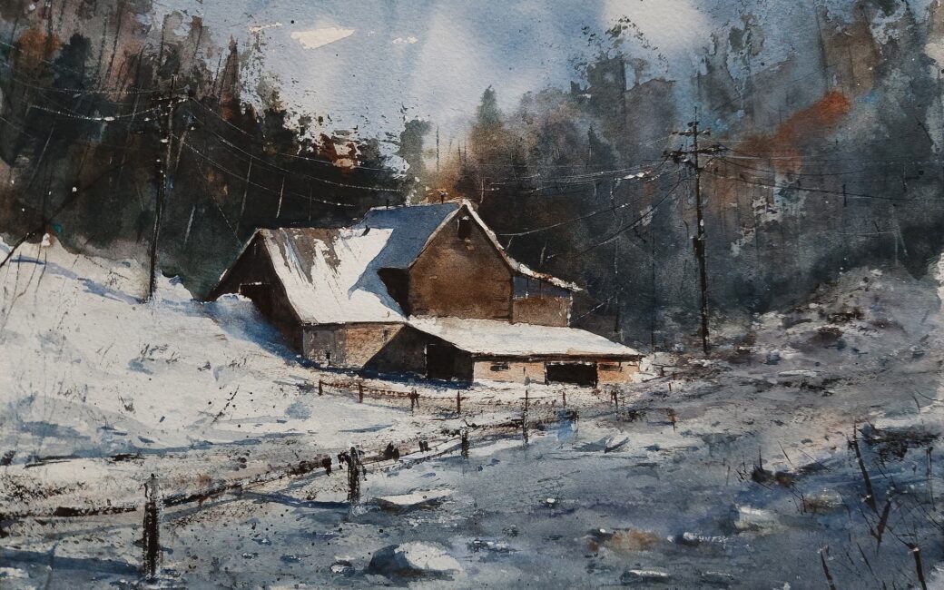 Reha Sakar watercolour painting